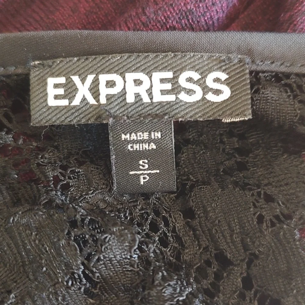 Express Women's Deep Purple Scoop Neck Sweater - Picture 3 of 4